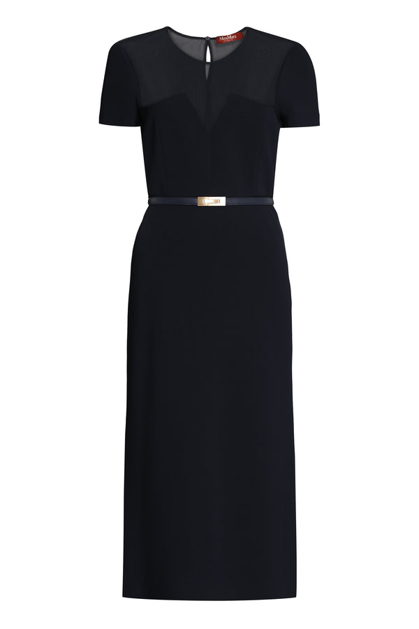 Asturie midi dress with belt-0